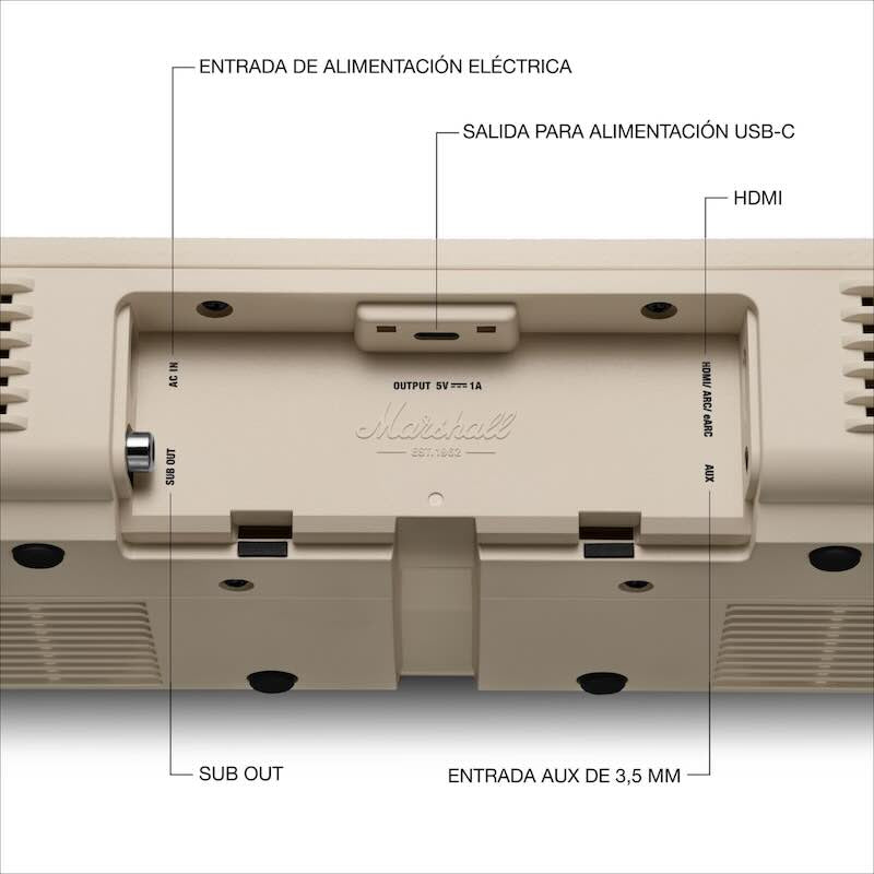 BARRA DE SONIDO MARSHALL HESTON 60 CRM