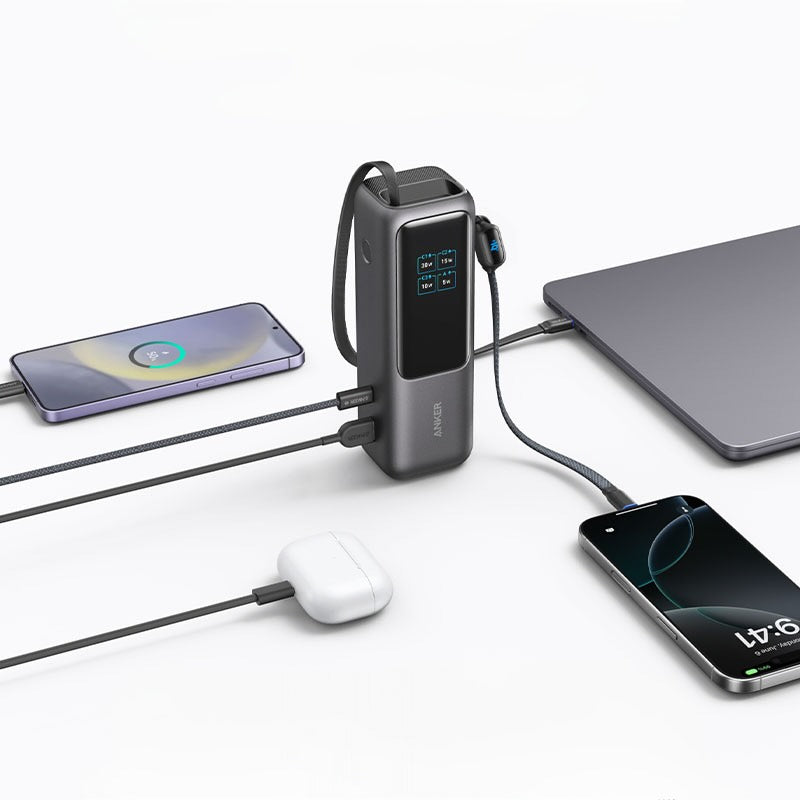 BATERIA ANKER EXTERNA 25.000 mAh 165W 3 USBC 1 USBA