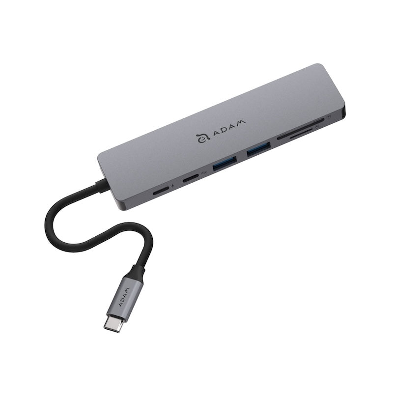MULTIPUERTO ADAM ELEMENTS SE07 USB-C 7 EN 1 GREY