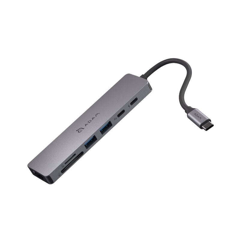 MULTIPUERTO ADAM ELEMENTS SE07 USB-C 7 EN 1 GREY