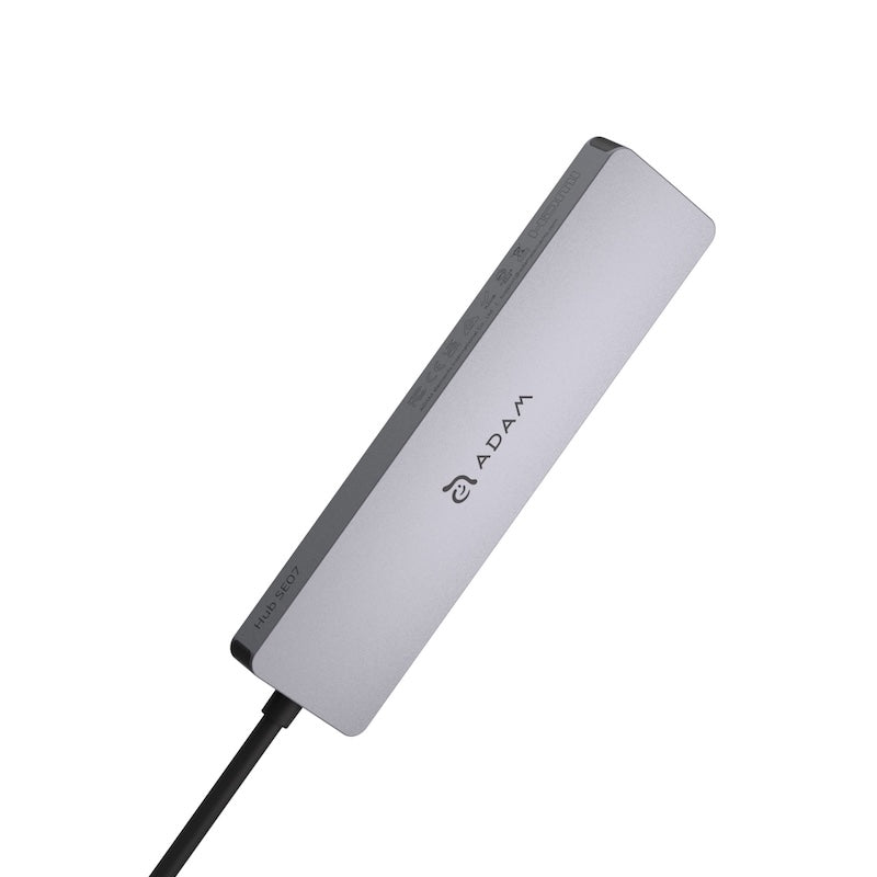 MULTIPUERTO ADAM ELEMENTS SE07 USB-C 7 EN 1 GREY