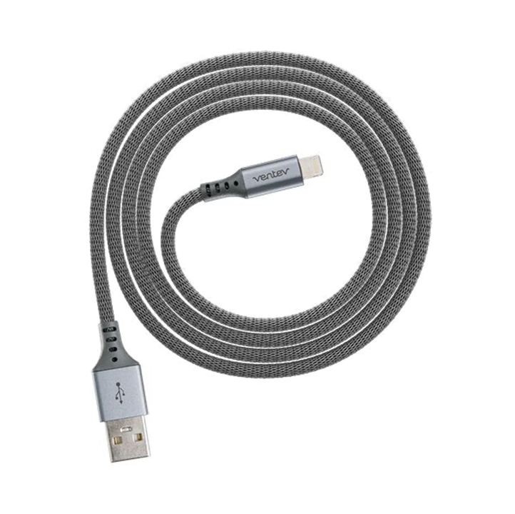 CHARGESYNC ALLOY USB C TO APPLE LIGHTNING CABLE 4FT STEEL