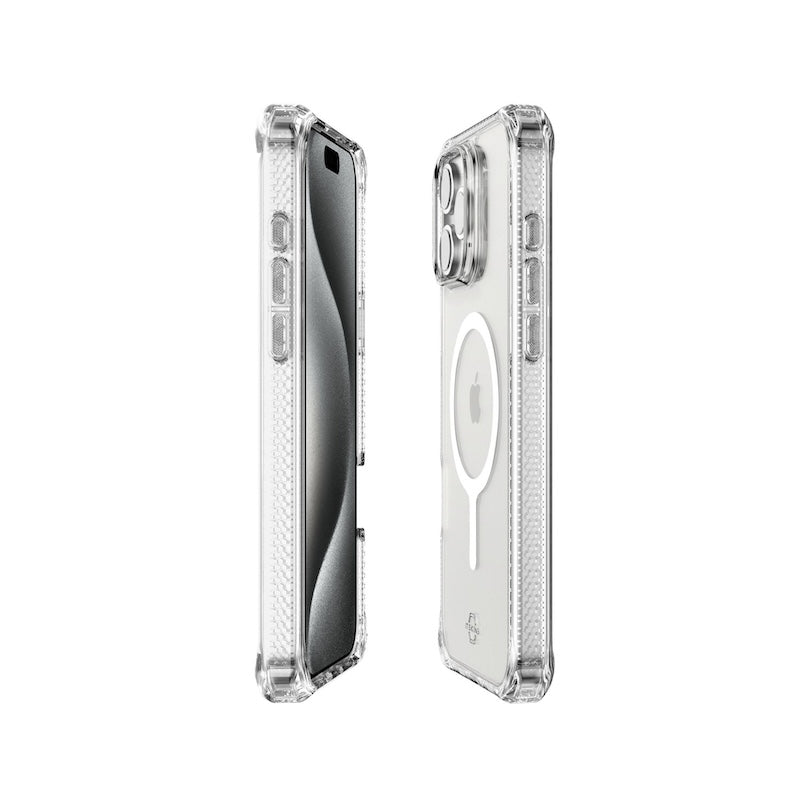 CASE ITSKINS HYBRID R CLEAR MAGSAFE IPHONE 16 PRO M TRANSPARENTE