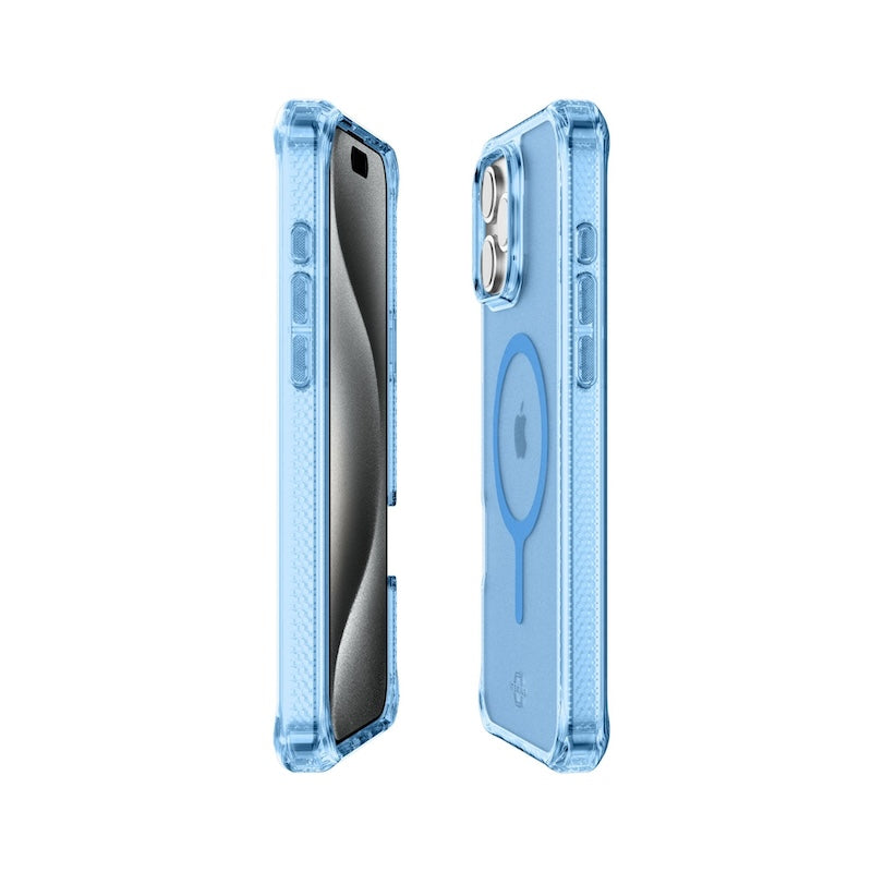 CASE ITSKINS HYBRID R VAPOR MAGSAFE IPHONE 16 PRO BLUE