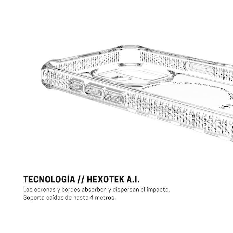 CASE ITSKINS HYBRID R TRANSLUCENT MAGSAFE IPHONE 17 CLEAR