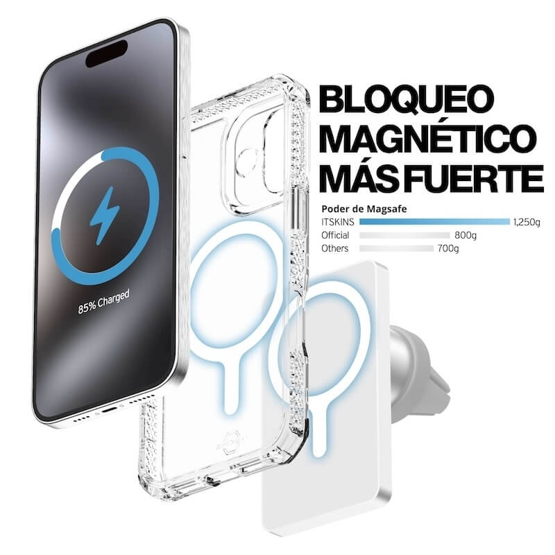 CASE ITSKINS HYBRID R TRANSLUCENT MAGSAFE IPHONE 17 CLEAR