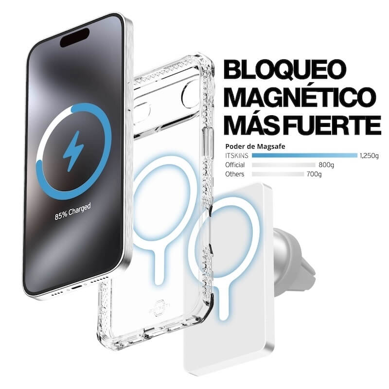 CASE ITSKINS HYBRID R TRANSLUCENT MAGSAFE IPHONE 17 AIR CLEAR