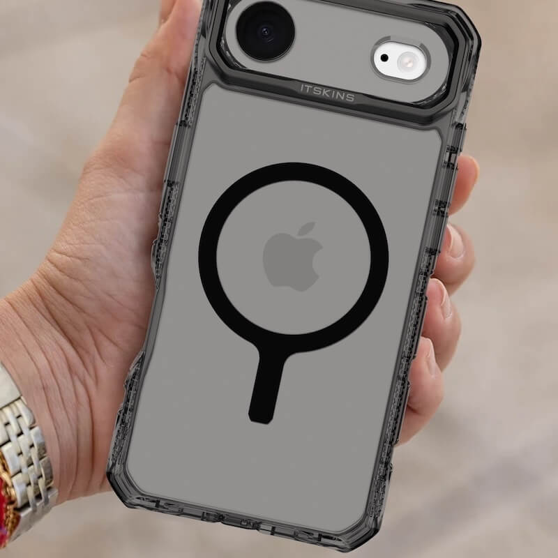 CASE ITSKINS SUPREME R CLEAR MAGSAFE IPHONE 17 AIR GRAPHITE
