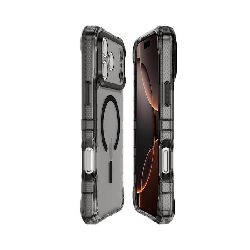 CASE ITSKINS SUPREME R CLEAR MAGSAFE IPHONE 17 PRO GRAPHITE