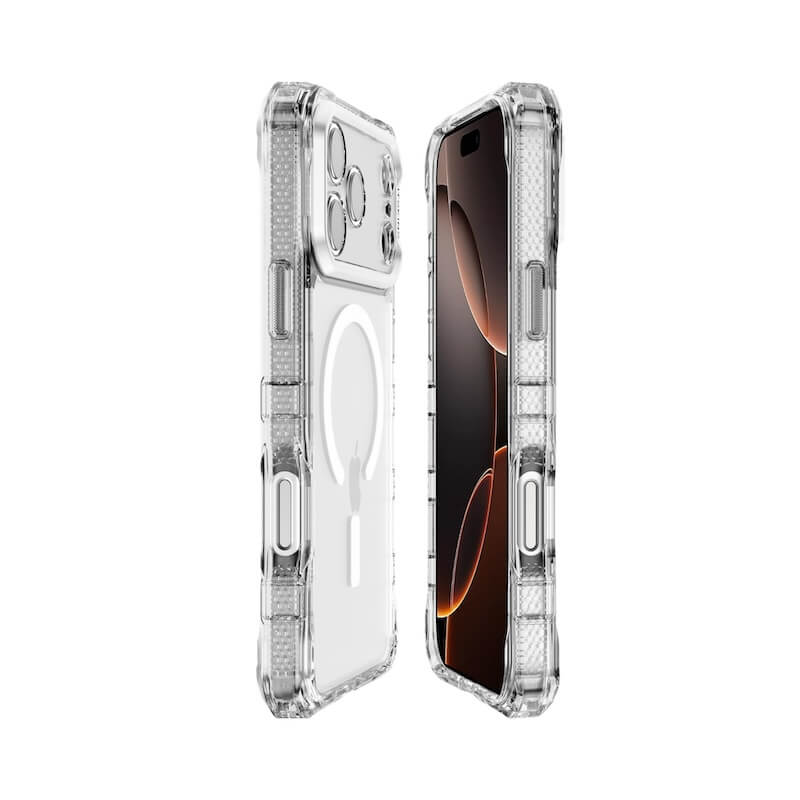 CASE ITSKINS SUPREME R CLEAR MAGSAFE IPHONE 17 PR CLEAR/WHITE