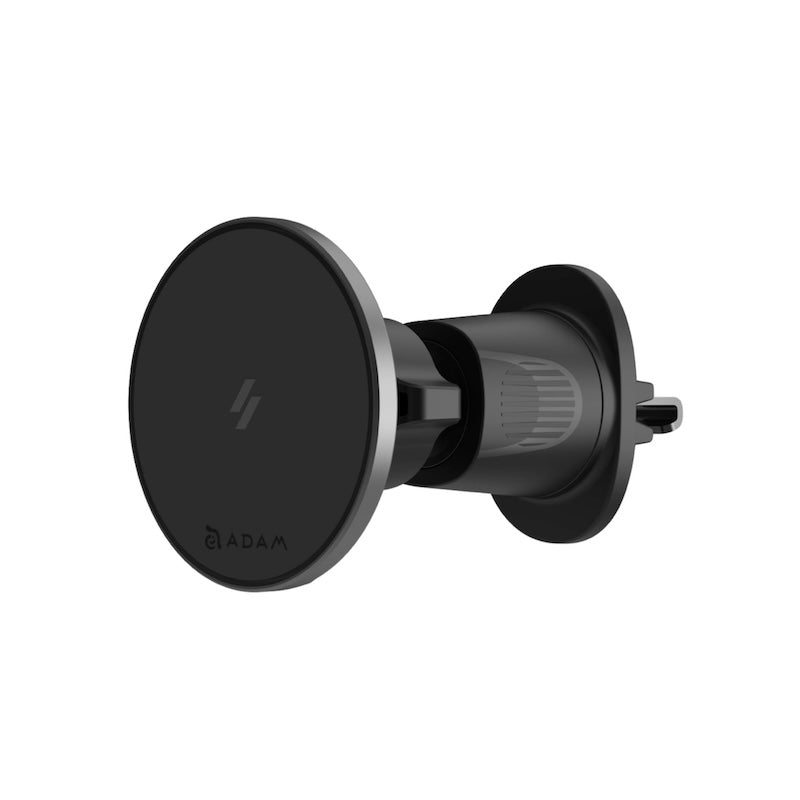 ADAPTADOR DE CARRRO ADAM ELEMENTS CQ1 MAGNETICO Qi2 BLACK