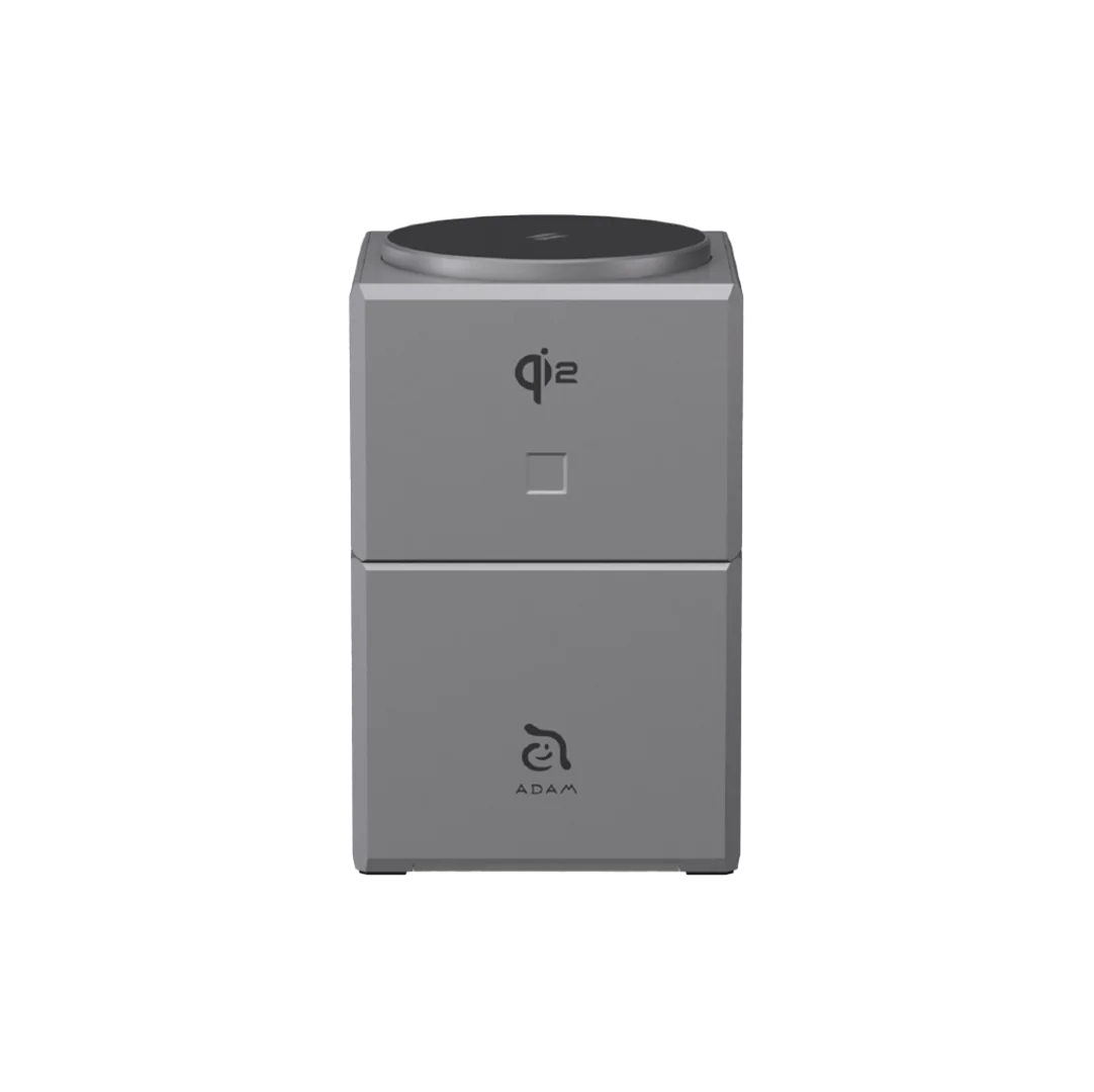 BASE DE CARGA ADAM ELEMENTS QUBE Qi2  MAGSAFE 3 EN 1 SILVER