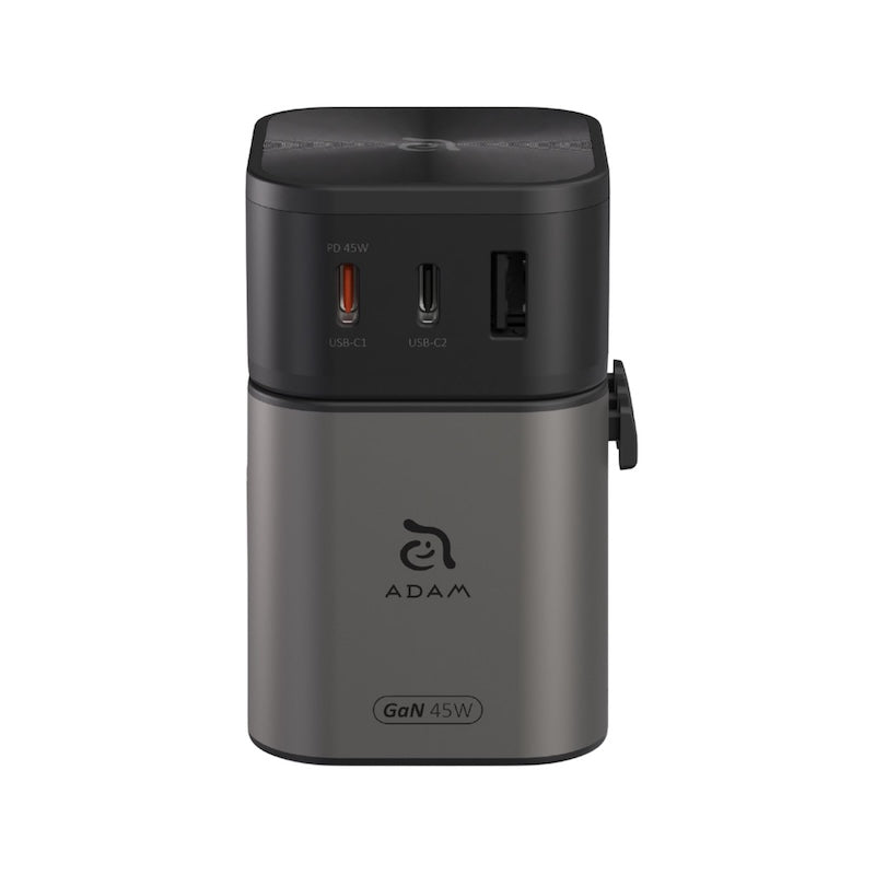 ADAPTADOR DE PARED ADAM ELEMENTS T45 UNIVERSAL TRAVEL 45W