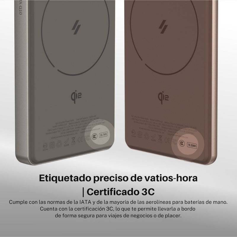 BATERIA ADAM ELEMENTS VIONTA Q10 10000mAh 15W ORANGE