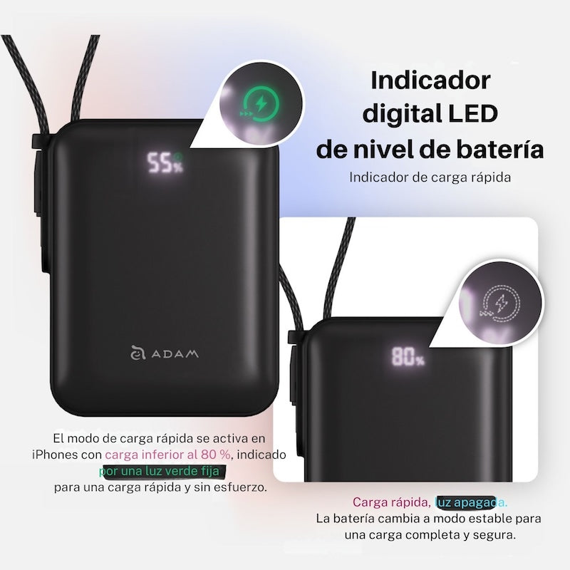 BATERIA ADAM ELEMENTS VIONTA Q 100000mAh ULTRA COMPACT BLUE