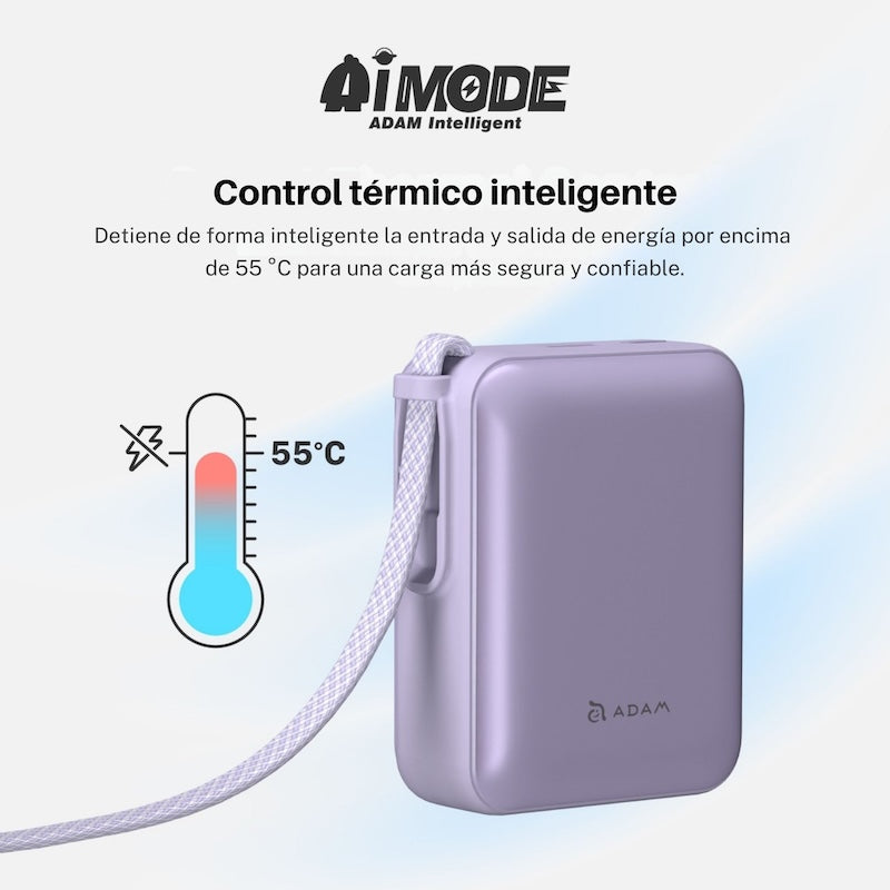 BATERIA ADAM ELEMENTS VIONTA Q 100000mAh ULTRA COMPACT PURPLE
