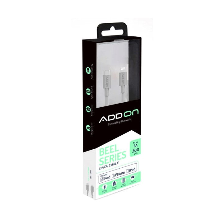 CABLE ADD ON USBC/LIGHTNING 2M GRY