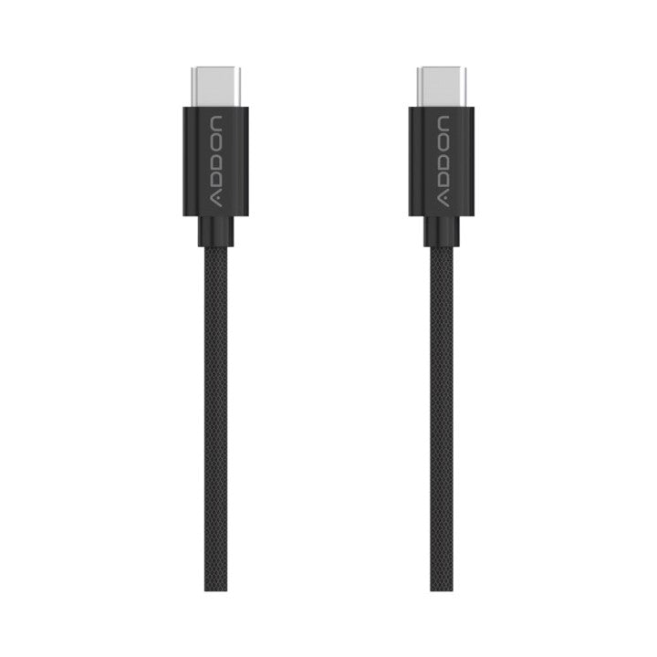 Cable ADDON USB-C a USB-C de 2M - Negro