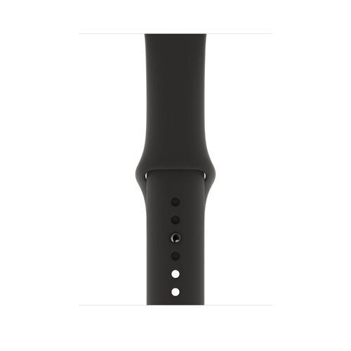 Apple Watch Series 5 GPS • Caja de aluminio negro de 44 mm • Correa deportiva negra