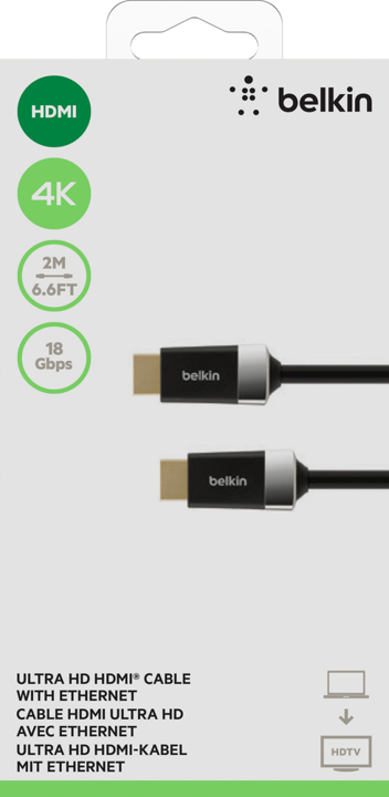 BELKIN CABLE HDMI  4K 6.6FT
