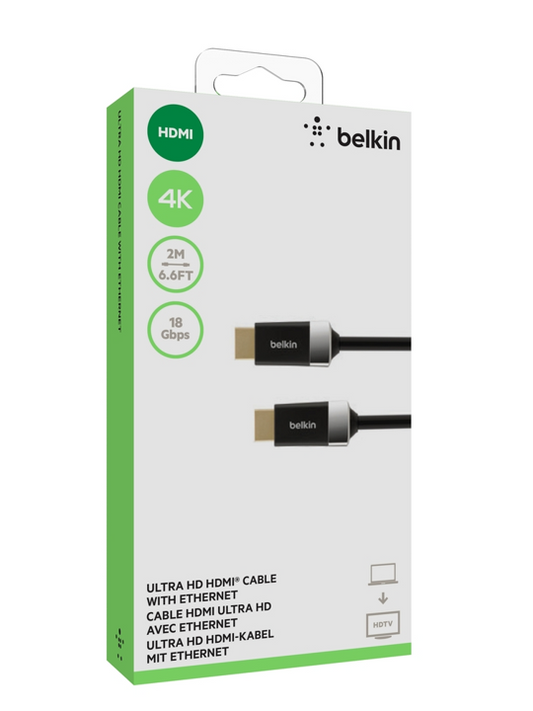 BELKIN CABLE HDMI  4K 6.6FT
