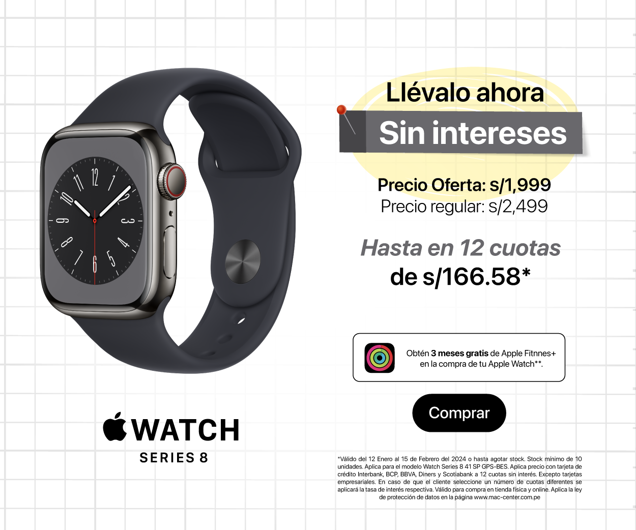 Apple watch a discount meses sin intereses