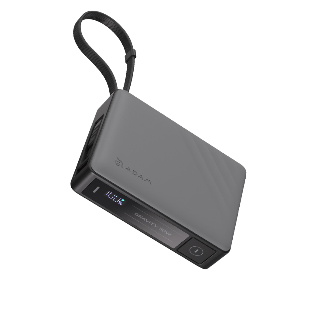 BATERIA ADAM ELEMENTS 30W GRAVITY 10000 mAh CABLE USB-C GREY