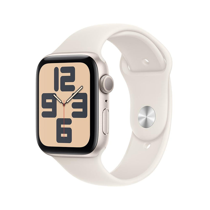 Apple Watch SE GPS • Caja de aluminio blanco estrella de 44 mm • Corre