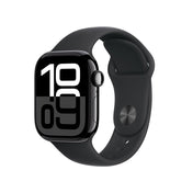 Apple Watch Series 10 GPS + Cellular • Caja de aluminio negro azabache de 42 mm • Correa deportiva negra - S/M