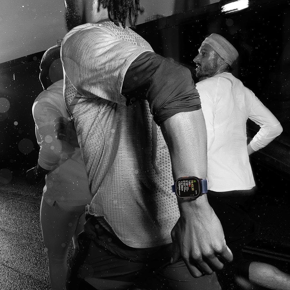 Apple Watch Ultra 2 GPS + Cellular • Caja de titanio natural de 49 mm • Correa Alpine color canela - Grande