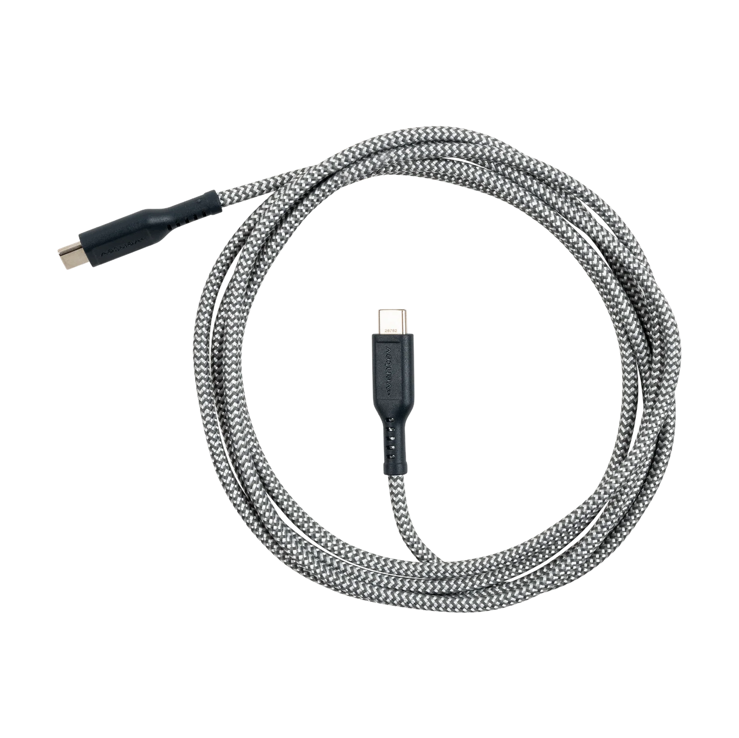 CABLE VENTEV BRAIDED USBC-C A USB-C 1.8 M GREY