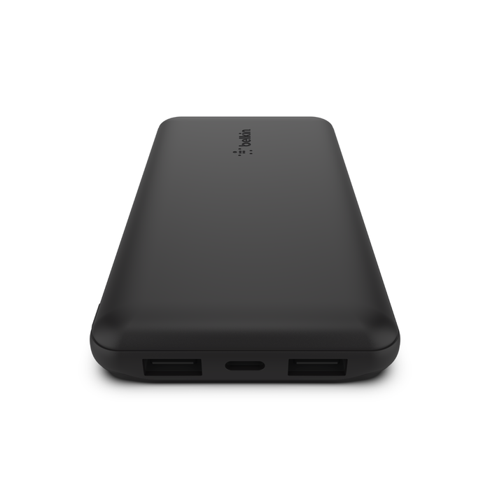 10K Power Bank USB-A & C 15W BLACK