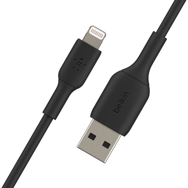 CABLE BELKIN USB-A A LIGHTNING 1M - BLACK