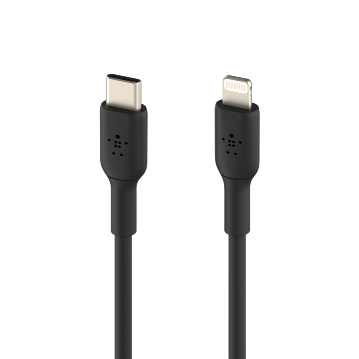 CABLE BELKIN USB-C A LIGHTNING 1M - BLACK