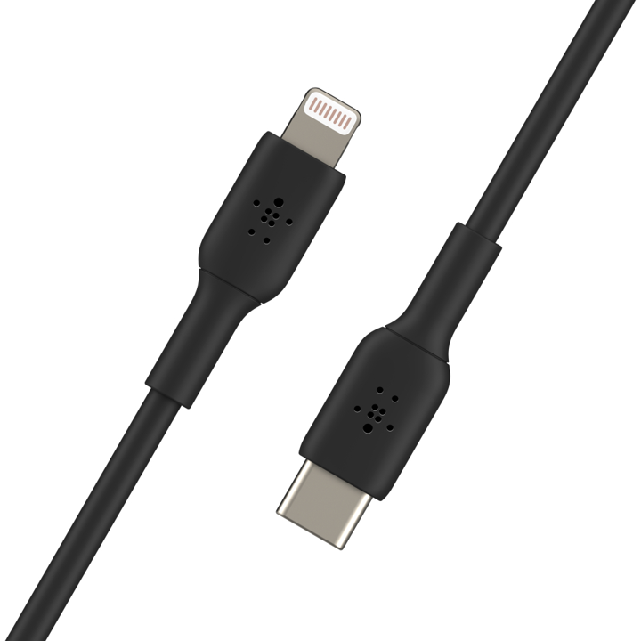 CABLE BELKIN USB-C A LIGHTNING 1M - BLACK