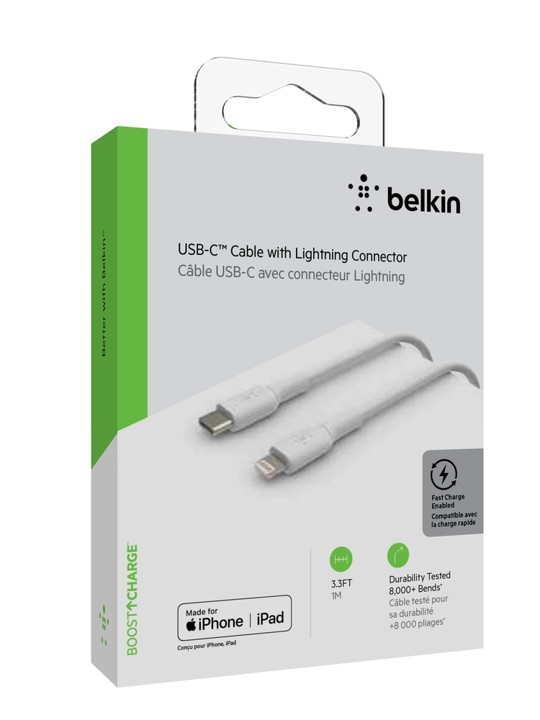 BOOST CHARGE USB-C to Lightning Cable
