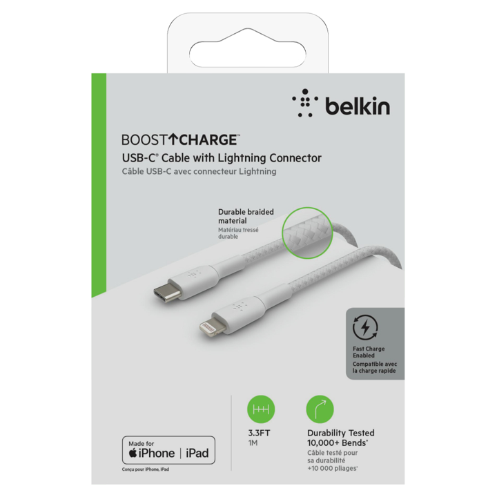 Cable Belkin USB-C a Lightning (1.2m) Carga R·pida Mixit