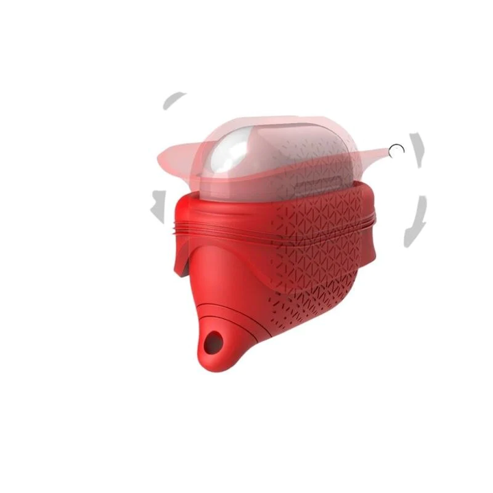 FUNDA CATALYST VIBE WATERPROOF AIRPODS 3 ROJO