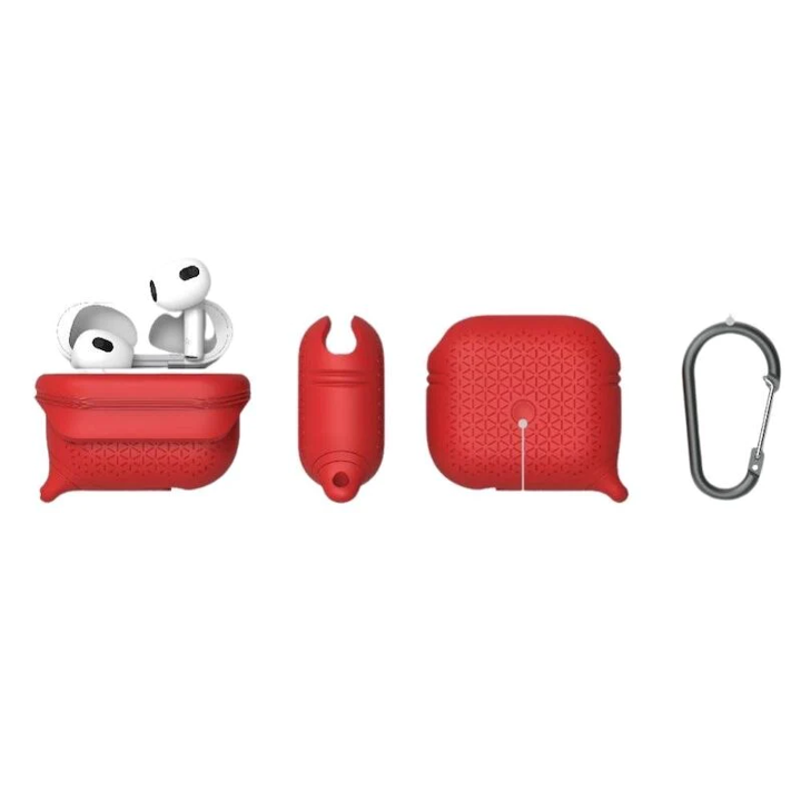 FUNDA CATALYST VIBE WATERPROOF AIRPODS 3 ROJO