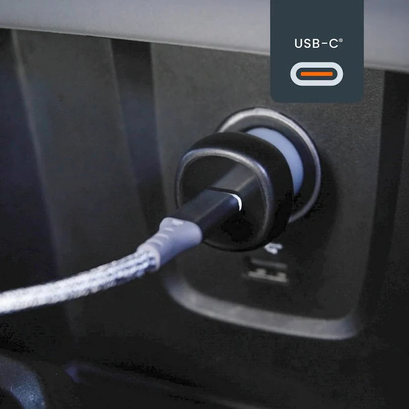 ADAPTADOR VENTEV PARA CARRO 30W USB-C GREY