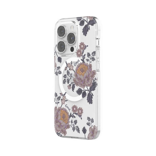 CASE COACH MAGSAFE PARA IPHONE 14 PRO - MOODY FLORAL/PURPLE