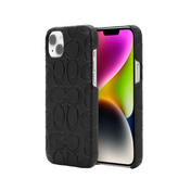 CASE COACH LEATHER SLIM WRAP PARA IPHONE 14 PLUS - BLACK