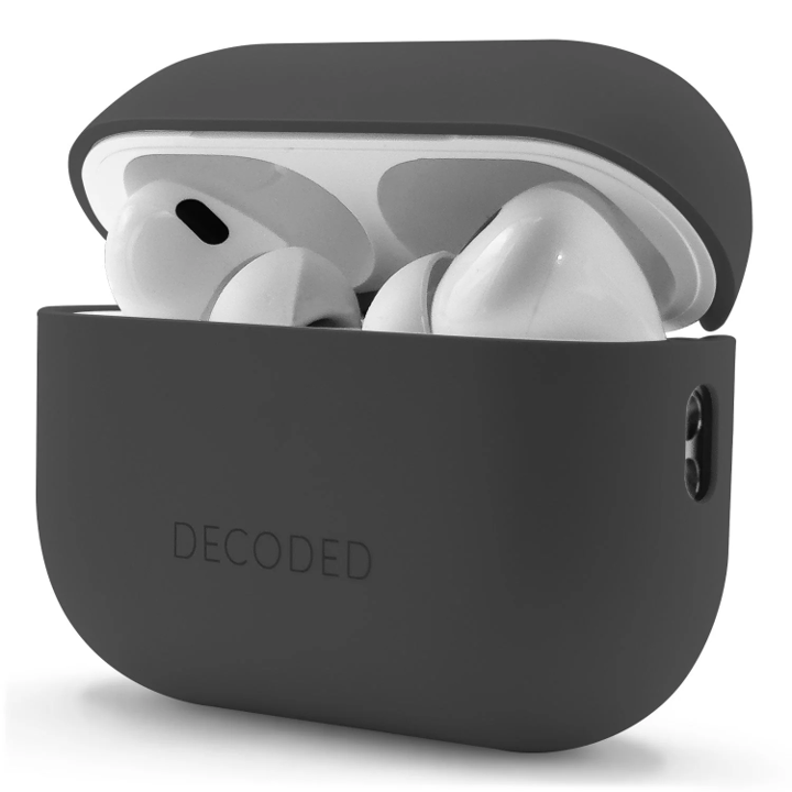 DECODED CASE EN SILICONA LIQUIDA AIRPODS PRO 2GEN /1GEN CARBON