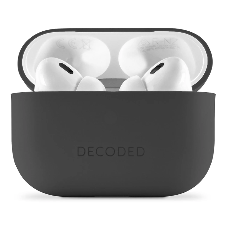 DECODED CASE EN SILICONA LIQUIDA AIRPODS PRO 2GEN /1GEN CARBON