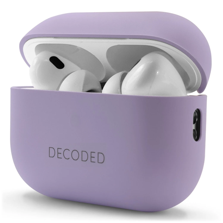 DECODED CASE EN SILICONA LIQUIDA AIRPODS PRO 2GEN /1GEN LAVANDA