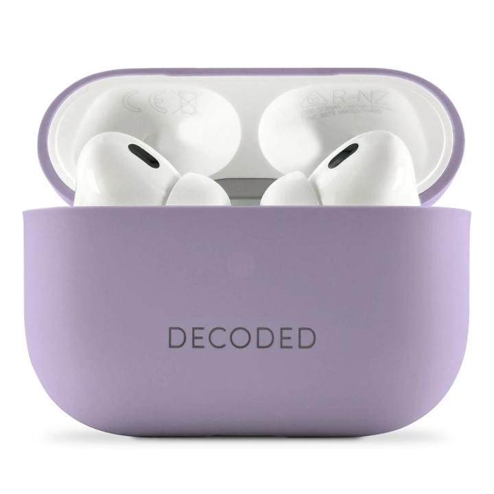 DECODED CASE EN SILICONA LIQUIDA AIRPODS PRO 2GEN /1GEN LAVANDA