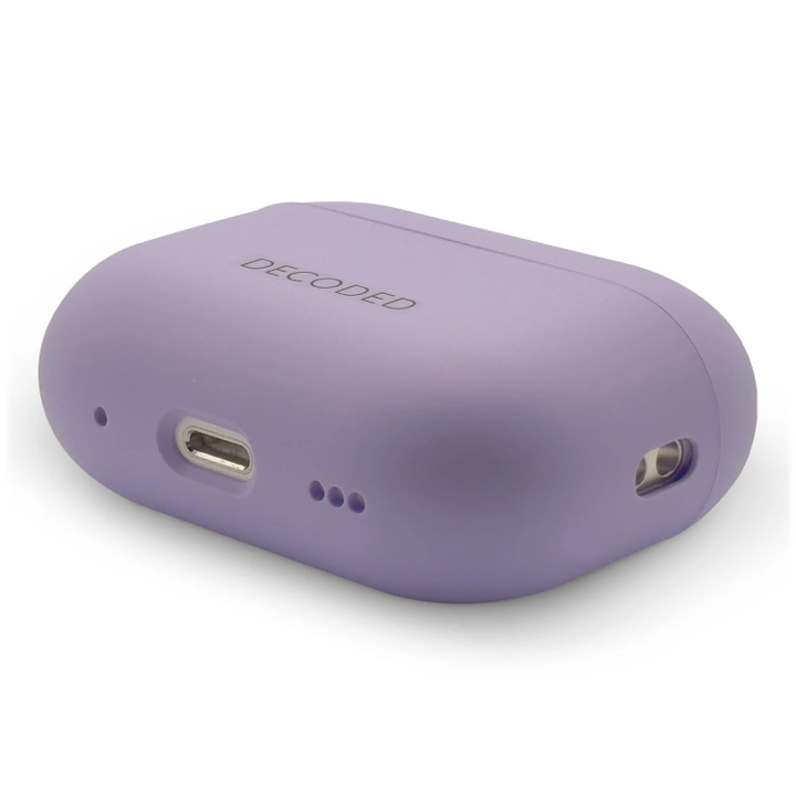 DECODED CASE EN SILICONA LIQUIDA AIRPODS PRO 2GEN /1GEN LAVANDA