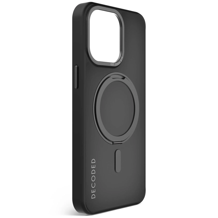 LOOP STAND BACKCOVER IPHONE 15 PRO FROSTED BLACK