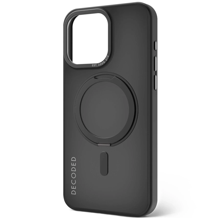 LOOP STAND BACKCOVER IPHONE 15 PRO FROSTED BLACK