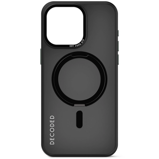 LOOP STAND BACKCOVER IPHONE 15 PRO FROSTED BLACK